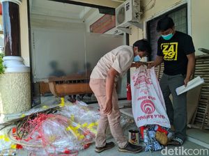 Polisi Amankan 130 Balon Udara dan 6 Penerbang di Ponorogo
