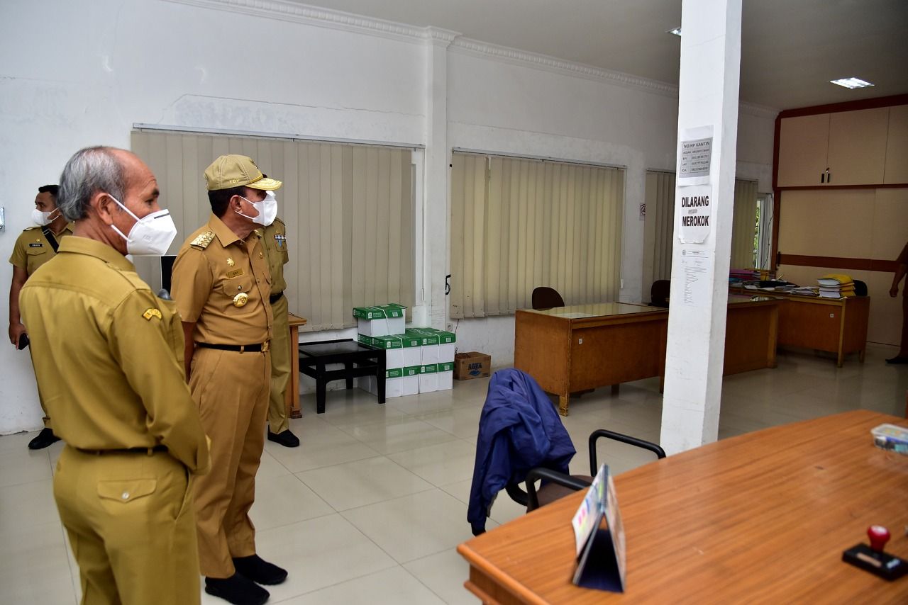 Edy Rahmayadi sidak di lima dinas (dok. Pemprov Sumut)