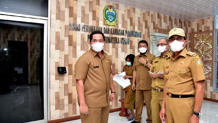 Edy Rahmayadi sidak di lima dinas (dok. Pemprov Sumut)