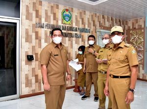 Gubsu Edy Berang Lihat Pegawai Main-main Saat Sidak 5 Kantor Dinas