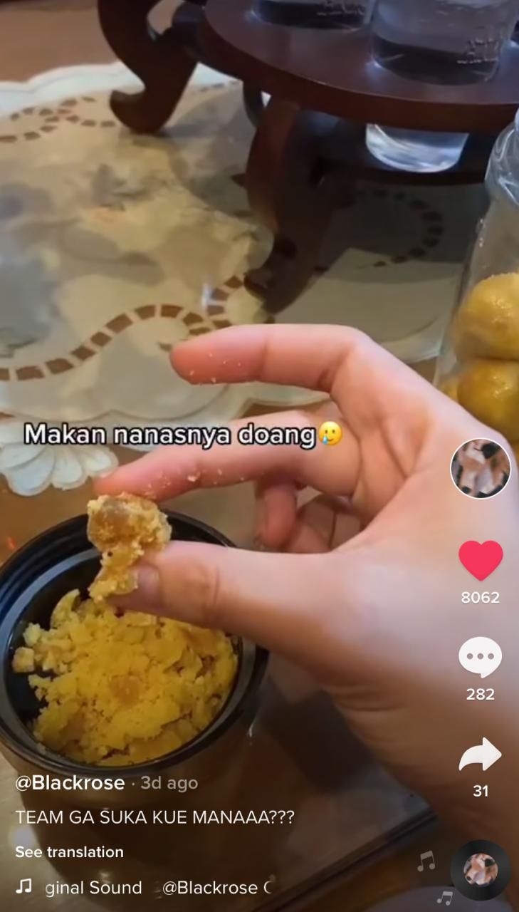 Ini Pengorbanan Suami Gigiti Kulit Nastar agar Bisa Dimakan Sang Istri