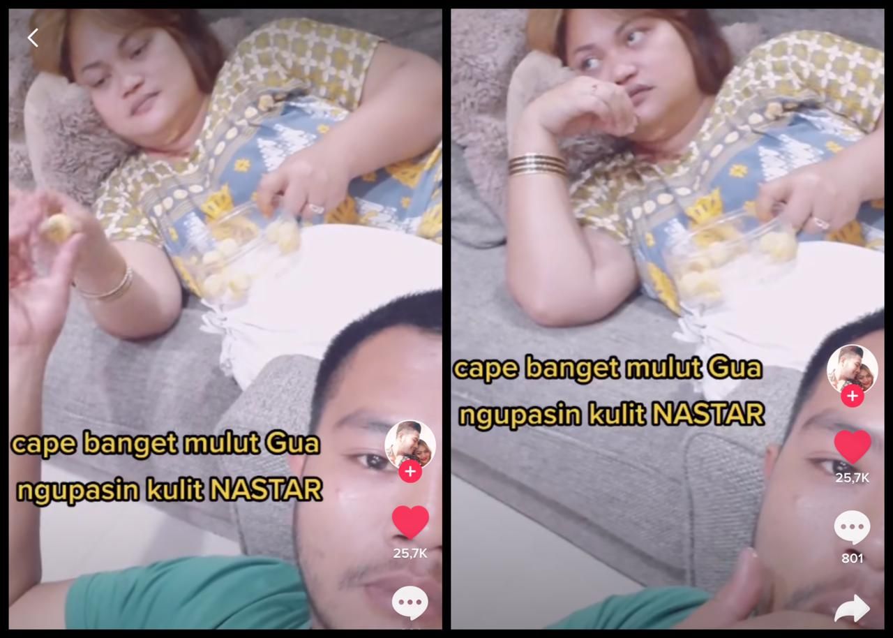 Ini Pengorbanan Suami Gigiti Kulit Nastar agar Bisa Dimakan Sang Istri