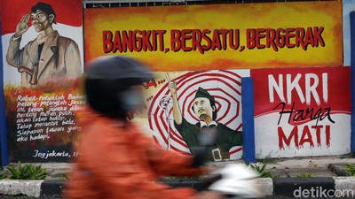 Ada Mural Kampung Pancasila di Jakarta