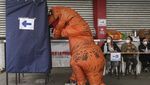 Saat Dinosaurus Ikut Sumbang Suara dalam Pemilu di Chile