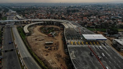 Potret Simpang Susun Cileunyi yang Mulai Diuji Coba