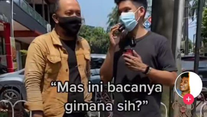 Video viral di TikTok milik @iben_ma menunjukkan sejumlah orang yang diminta membaca Rp 1.101.001 dengan benar. Video yang diunggah kemarin ini sudah mendapatkan views lebih dari 19,6 juta kali serta komentar beragam.

Dengan sederhana, pria tersebut bertanya Mas, ini dibacanya gimana sih?, kira-kira adakah yang bisa menjawab dengan benar?