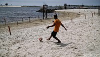 Wahana Pantai Ancol ini menjadi primadona bagi warga untuk berlibur lebaran.