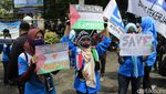 Buruh di Jabar Gelar Aksi Kecam Serangan Israel