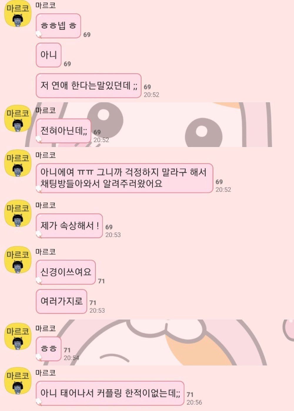 Hyebin MOMOLAND dan Marco UNB