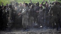 Situasi dalam sepekan terakhir dinilai sebagian besar kalangan sebagai konflik bersenjata paling sengit antara Israel dengan milisi Hamas dalam kurun 10 tahun terakhir. AP Photo/Heidi Levine.