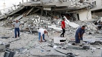 Serangan Israel ke Palestinan ini telah mendapat kecaman dari berbagai pihak. AP Photo/Adel Hana