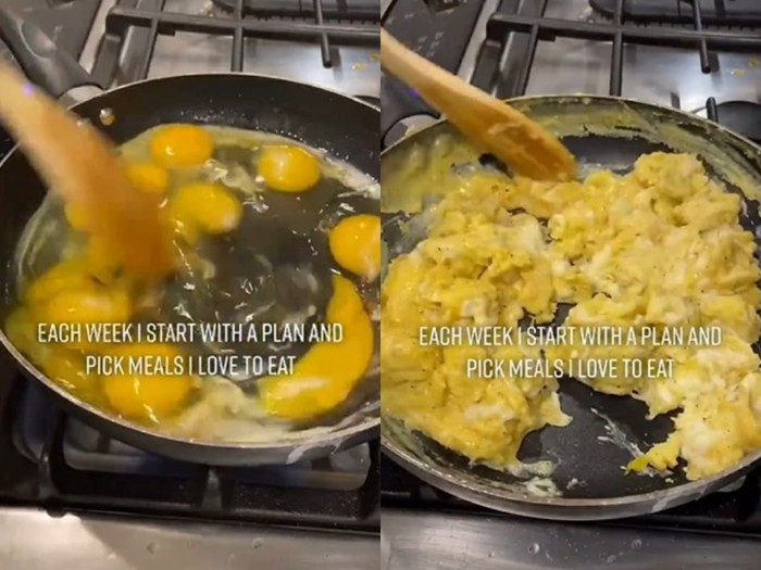 masak telur orak-arik buat seminggu masak telur orak-arik buat seminggu demi menghemat pengeluaran uang, netizen ini malah kena hujat.