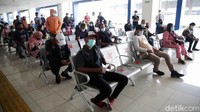 Tes antigen dilakukan kepada penumpang yang akan mudik maupun yang kembali dari kampung halaman.