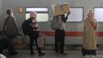 Pemudik Mulai Berdatangan di Stasiun Kiaracondong Bandung