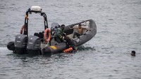Data yang dikeluarkan oleh Menerti Dalam Negeri Spanyol menunjukkan bahwa pada periode 1 Januari hingga 15 Mei, sebanyak 475 migran berhasil tiba di Ceuta lewat darat atau laut. AP Photo/Javier Fergo  