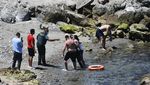 Momen Ribuan Migran Maroko Berenang ke Spanyol