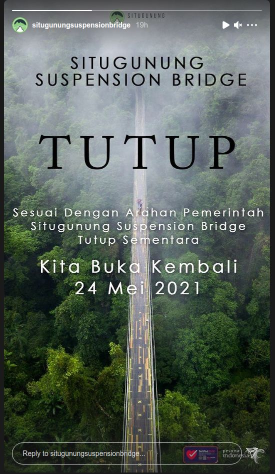 Situgunung Suspension Bridge