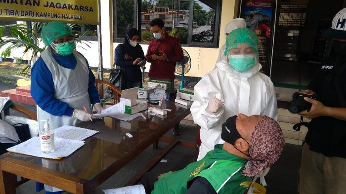 Rapid Antigen di Polsek Jagakarsa