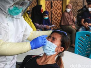 Tiba di Tangsel, Pemudik Langsung Diswab Antigen