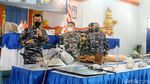 Potret Puing-puing KRI Nanggala yang Berhasil Diangkat