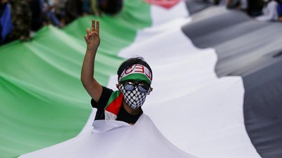 Aksi Kecam Kebringasan Israel di Sejumlah Negara