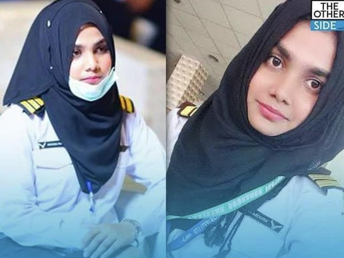 Sosok hijabers Aroba Daridi, menjadi insinyur dirgantara muslimah termuda di Pakistan.
