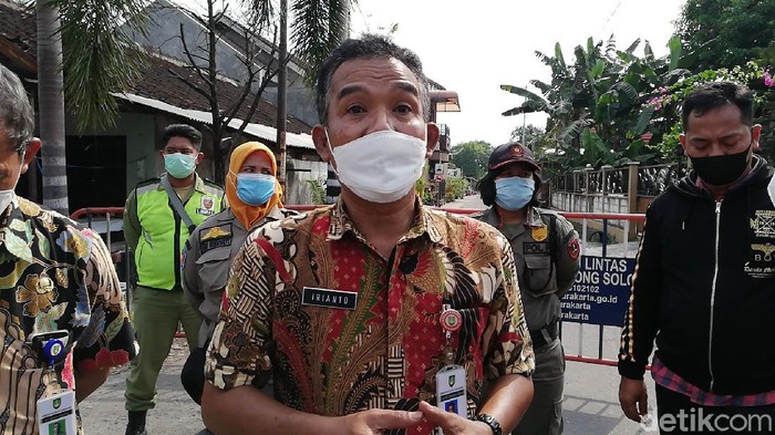 Camat Banjarsari, Solo, Irianto, Rabu (19/5/2021).