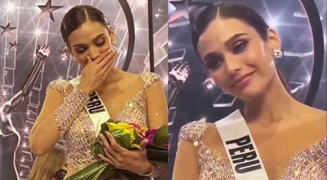 Setelah final Miss Universe 2020 yang digelar pada Minggu (17/5/2021) malam, sebuah video yang menampilkan momen Janick Maceta berlinang air mata viral. Netizen yang tak tahu asal-muasal video tersebut mengira Janick menangis karena gagal menjadi juara Miss Universe 2020. Foto: Dok. Instagram