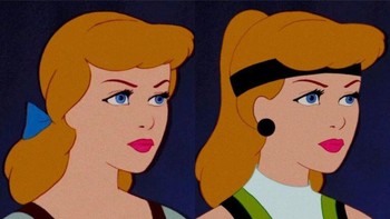 Cinderella Jadi tomboy ya semenjak berubah jadi Sonya Blade. Kira-kira masih bisa memanggil peri nggak ya dalam mode Sonya Blade? (Foto: Geektyrant)