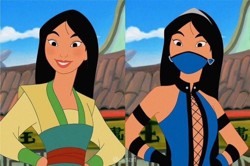 Karakter Disney Didesain Ulang Jadi Karakter Mortal Kombat. Mirip Gak?