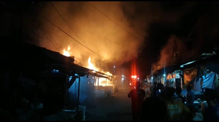 Kebakaran pasar di Majalengka
