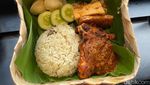 Yummy! Enaknya Ayam Bakar Rempah dan Risol Isi Sei Sapi