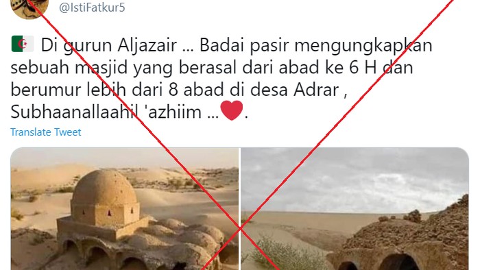 Masjid desa Lakhbi di Aljazair