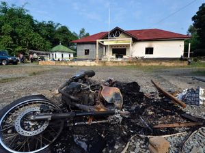Polsek Candipuro Dibakar, Polda Lampung Minta Maaf Jika Layanan Dinilai Kurang