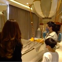 Sementara itu, kamar putri bungsu Gilang bertema under the sky dengan dekorasi berbentuk balon terbang. (Foto: YouTube/Rans Entertainment)