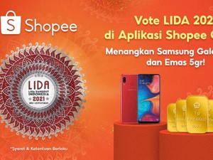 Dukung Penyanyi Dangdut Jagoanmu di Shopee, Bisa Dapat Ratusan Juta
