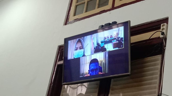 Sidang vonis Ketua KAMI Medan Khairi Amri (Ahmad Arfah-detikcom)