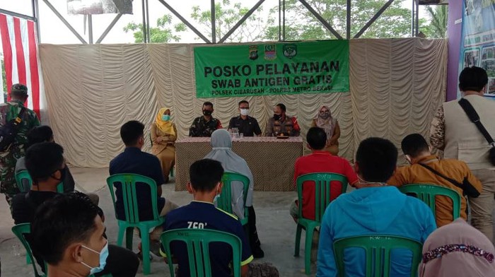 Tes swab di Bekasi (Dok Polres Metro Bekasi)