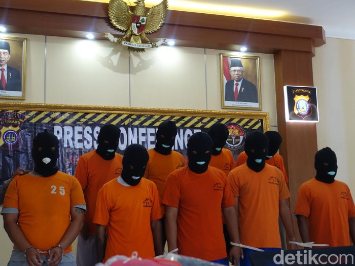 9 pengeroyok pemuda hingga meninggal diringkus Polres Sleman