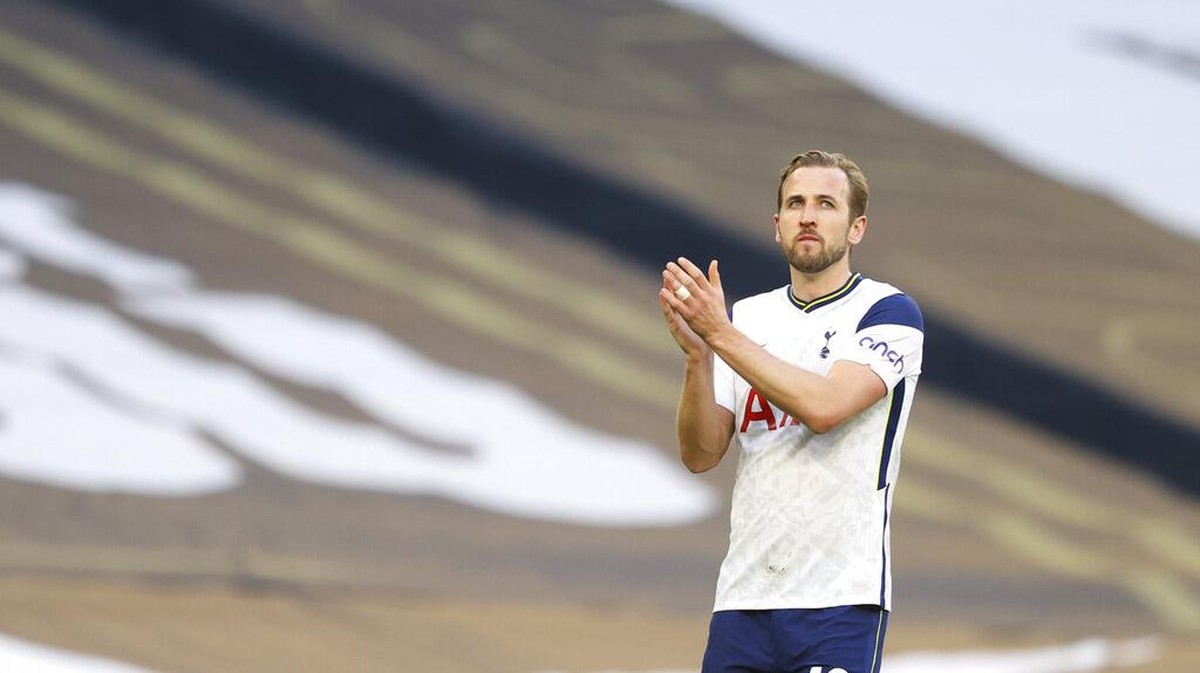 Harry Kane belum turun bertanding bersama Tottenham di musim ini. Foto: AP/Richard Heathcote
