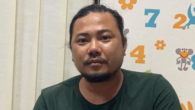Ini Tampang Ayah Kejam yang Aniaya Anak di Serpong. Foto dikirim Kasat Reskrim Polres Tangsel AKP Angga Surya Saputra