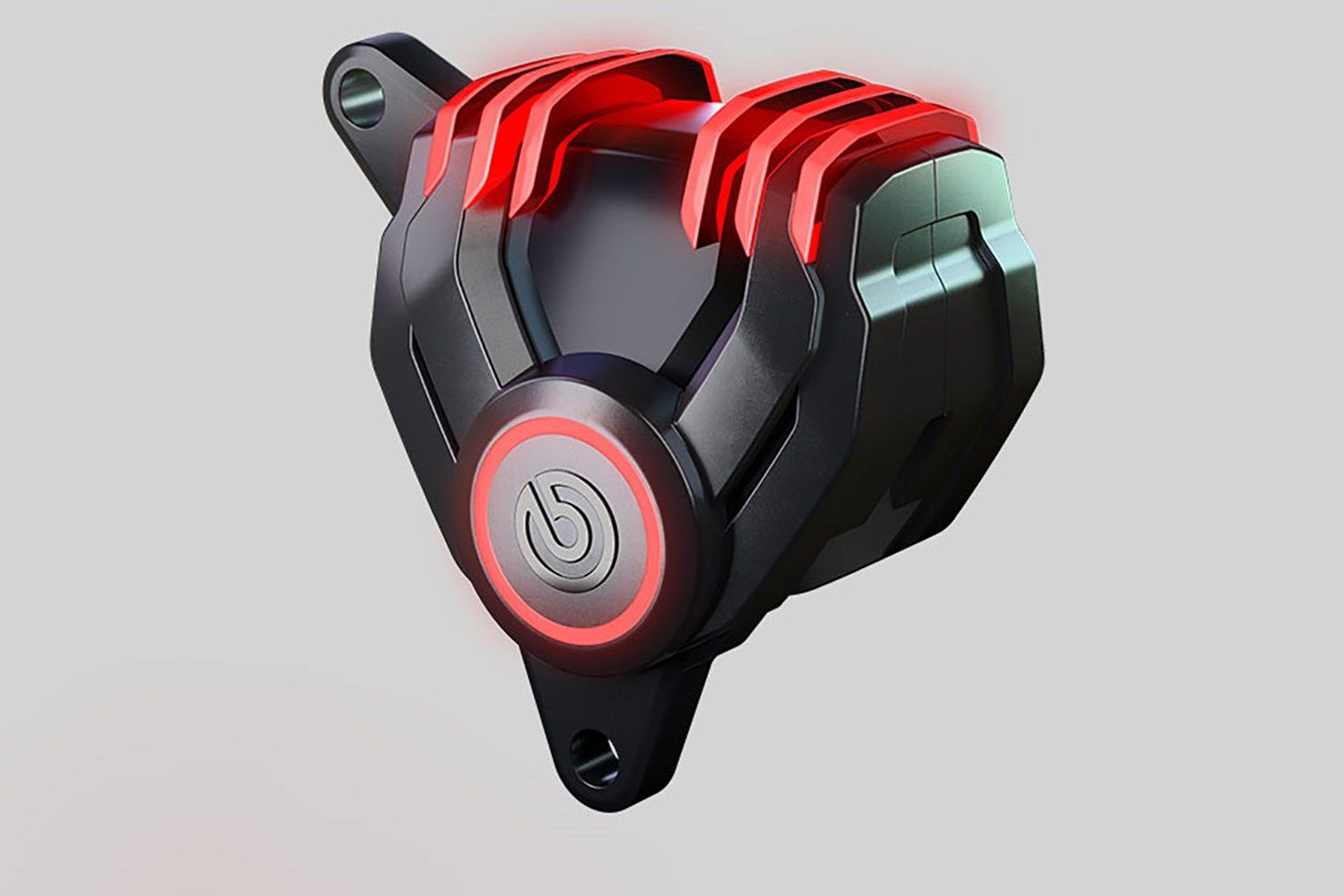 Konsep Kaliper Brembo dengan lampu LED.