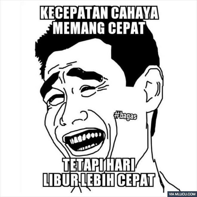 Hari libur memang rasanya cepat sekali berlalu ya, apalagi buat yang cuma bisa dapat jatah liburnya hanya satu kali seminggu. Kalau kamu biasanya seminggu dapat jatah libur berapa hari? Foto: Instagram/@bagihumor