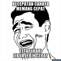 Hari libur memang rasanya cepat sekali berlalu ya, apalagi buat yang cuma bisa dapat jatah liburnya hanya satu kali seminggu. Kalau kamu biasanya seminggu dapat jatah libur berapa hari? Foto: Instagram/@bagihumor