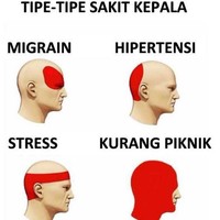 Kalau sakit kepalamu sudah parah, mungkin tandanya kamu kurang piknik. Coba deh luangkan waktu untuk liburan sejenak. Foto: Instagram/@statuslucu_official