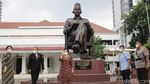 Momen Megawati Resmikan Patung Bung Karno di Lemhanas