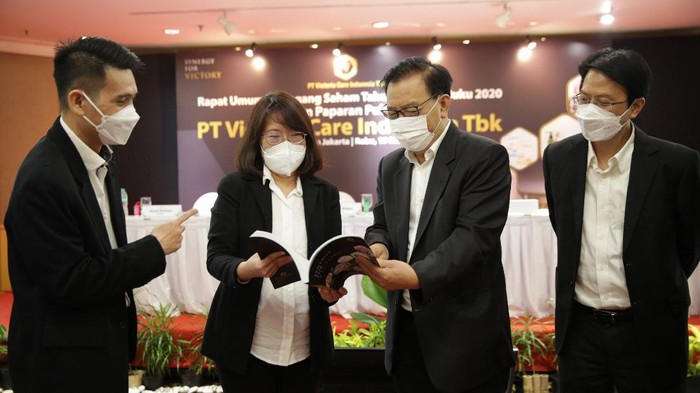 Momen RUPST Victoria Care Indonesia PT Victoria Care Indonesia Tbk. (VICI) pada 2020 membukukan penjualan menembus Rp1 triliun, atau tumbuh sebesar 31 persen.
