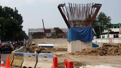 Penampakan Terkini Proyek Flyover Soekarno Hatta di Bandung