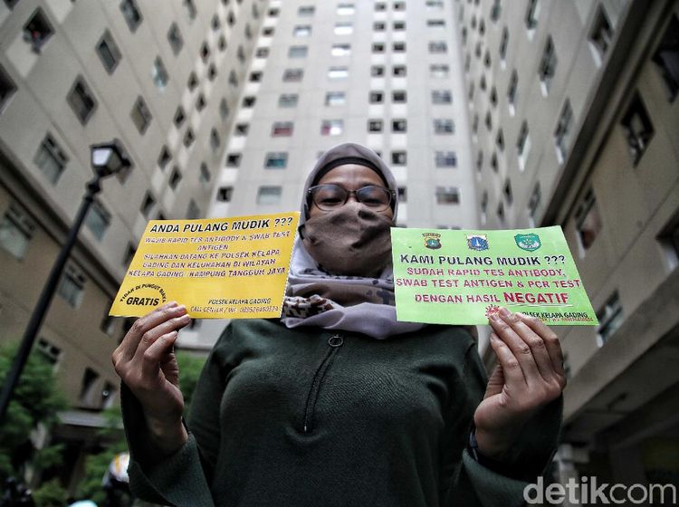Penghuni Apartemen Jadi Sasaran Tes Swab Antigen Usai Mudik