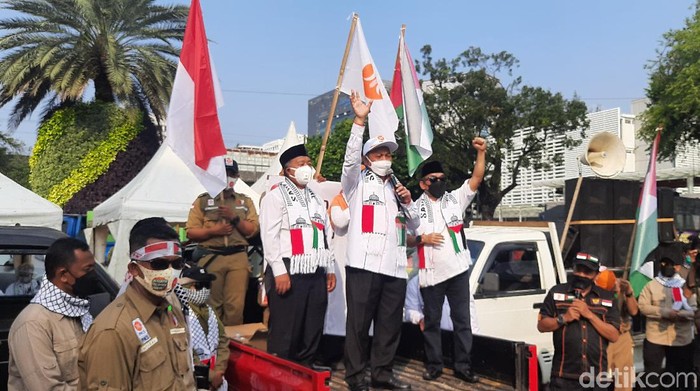PKS gelar aksi bela Palestina.